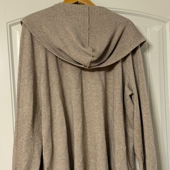 Women's Cardigan with Hood and Pockets - Picture 2 of 3